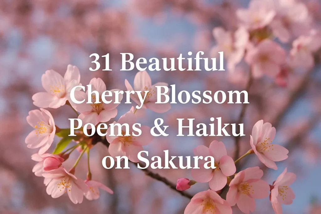 Beautiful Cherry Blossom Poems Haiku on Sakura - Poem Havens | Touching Poems for Your Loved Ones Beautiful Cherry Blossom Poems Haiku on Sakura