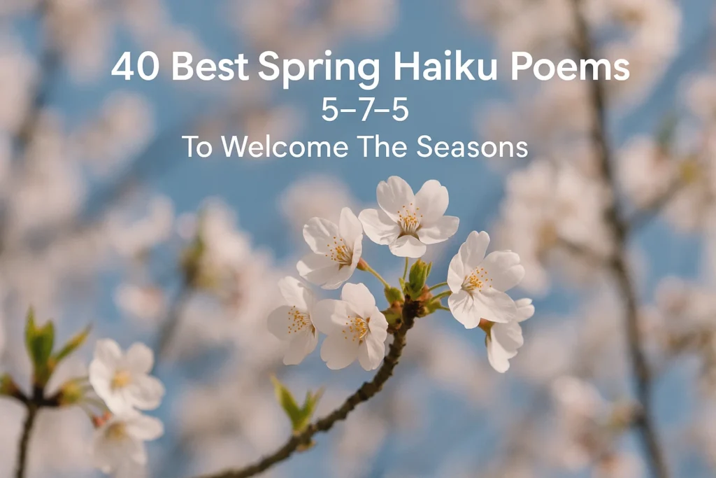 Best Spring Haiku Poems 5 7 5 To Welcome The Seasons - Poem Havens | Touching Poems for Your Loved Ones Best Spring Haiku Poems 5 7 5 To Welcome The Seasons
