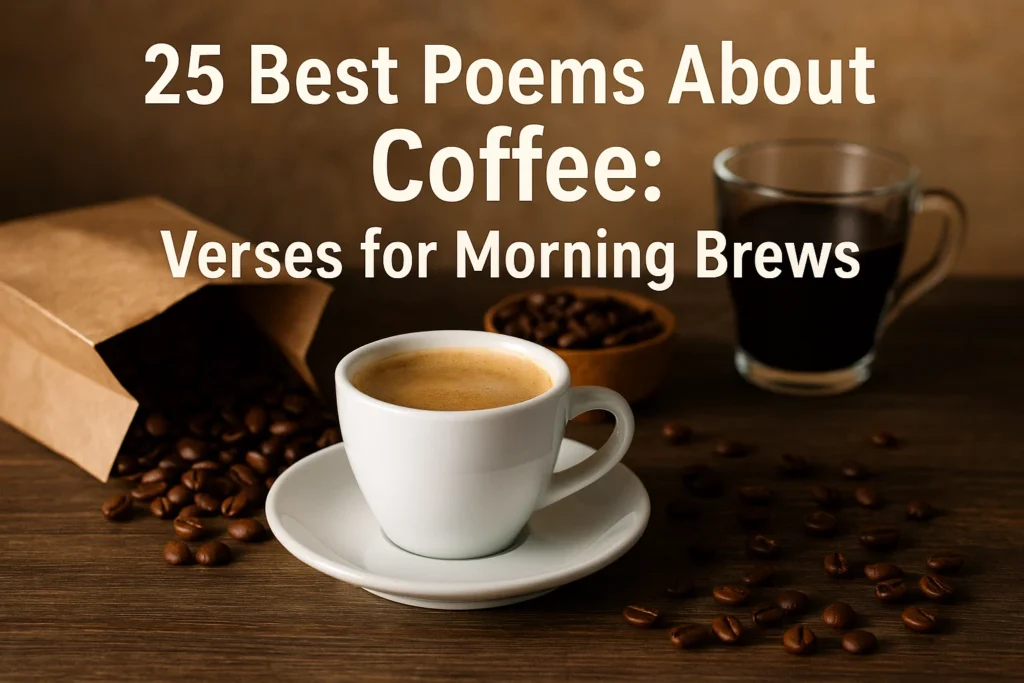 Best Poems About Coffee Verses for Morning Brews - Poem Havens | Touching Poems for Your Loved Ones Best Poems About Coffee Verses for Morning Brews