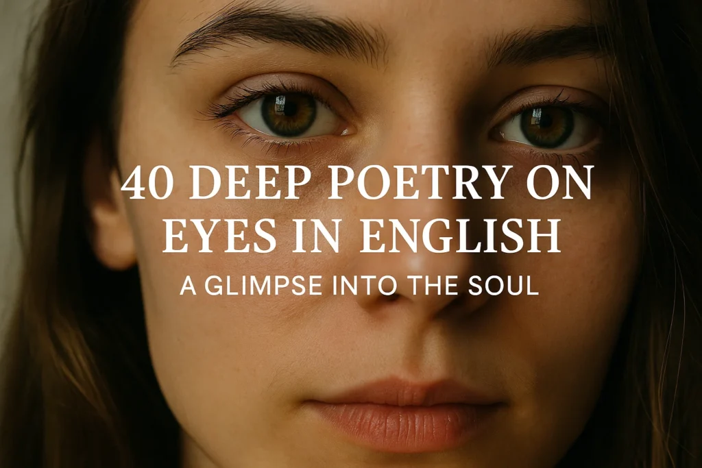 Deep Poetry On Eyes In English A Glimpse Into The Soul - Poem Havens | Touching Poems for Your Loved Ones Deep Poetry On Eyes In English A Glimpse Into The Soul