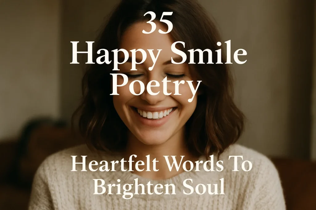 Happy Smile Poetry Heartfelt Words To Brighten Soul - Poem Havens | Touching Poems for Your Loved Ones Happy Smile Poetry Heartfelt Words To Brighten Soul