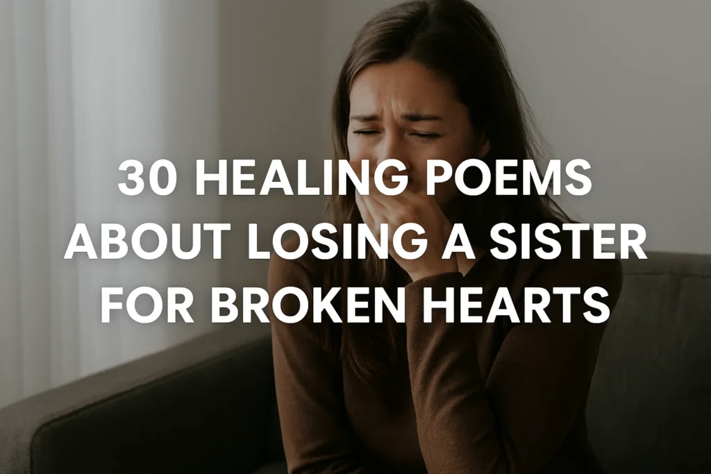 Healing Poems About Losing a Sister for Broken Hearts - Poem Havens | Touching Poems for Your Loved Ones Healing Poems About Losing a Sister for Broken Hearts