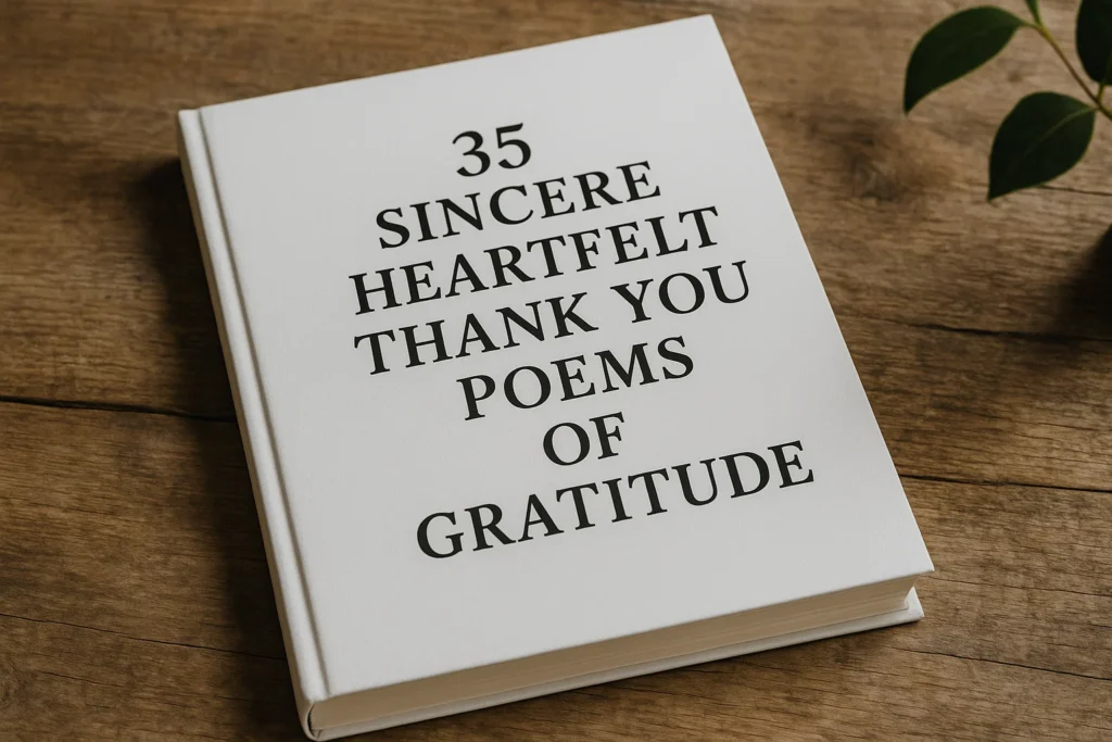 Sincere Heartfelt Thank You Poems Of Gratitude Today - Poem Havens | Touching Poems for Your Loved Ones Sincere Heartfelt Thank You Poems Of Gratitude Today