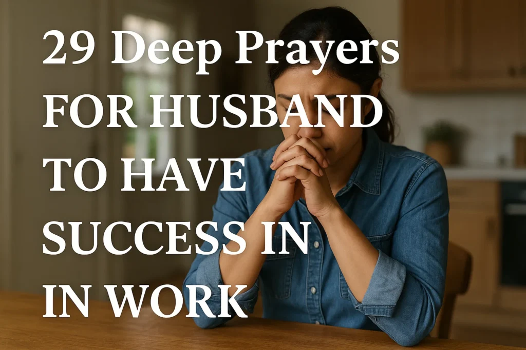 29 Deep Prayers For Husband To Have Success In Work Now