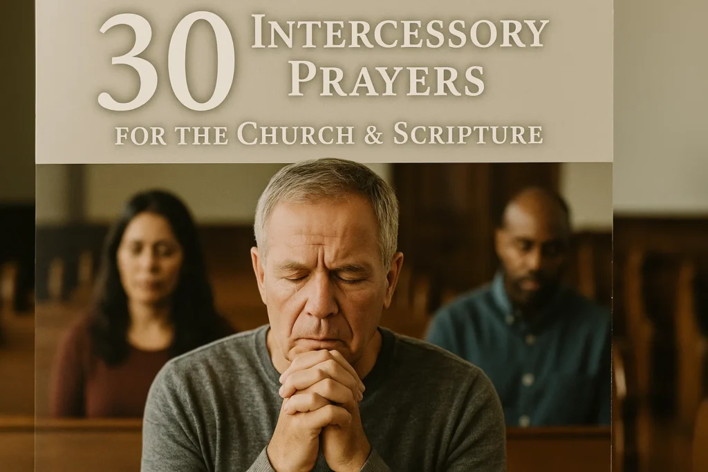 30 Intercessory Prayers for the Church Scripture - Poem Havens | Touching Poems for Your Loved Ones 30 Intercessory Prayers for the Church Scripture