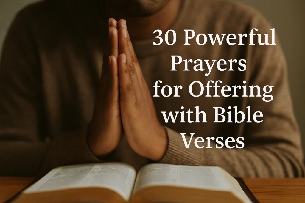 30 Powerful Prayers for Offering with Bible Verses - Poem Havens | Touching Poems for Your Loved Ones 30 Powerful Prayers for Offering with Bible Verses