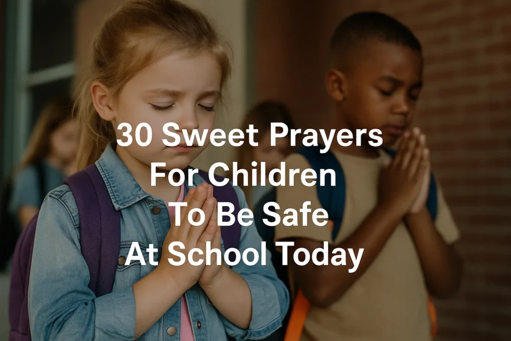30 Sweet Prayers For Children To Be Safe At School Today - Poem Havens | Touching Poems for Your Loved Ones 30 Sweet Prayers For Children To Be Safe At School Today