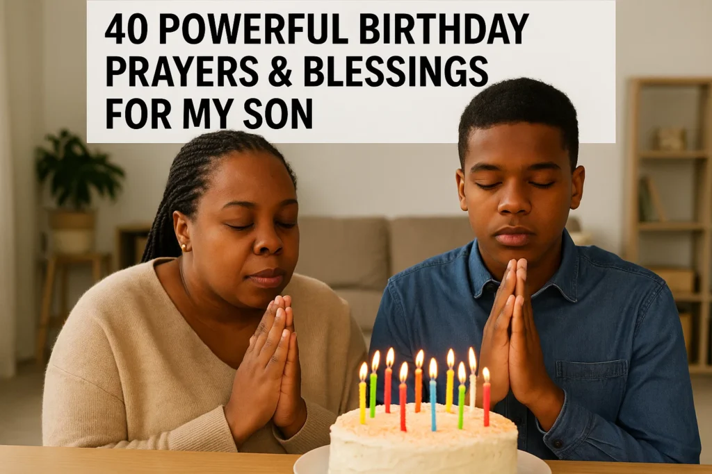 40 Powerful Birthday Prayers Blessings for My Son - Poem Havens | Touching Poems for Your Loved Ones 40 Powerful Birthday Prayers Blessings for My Son