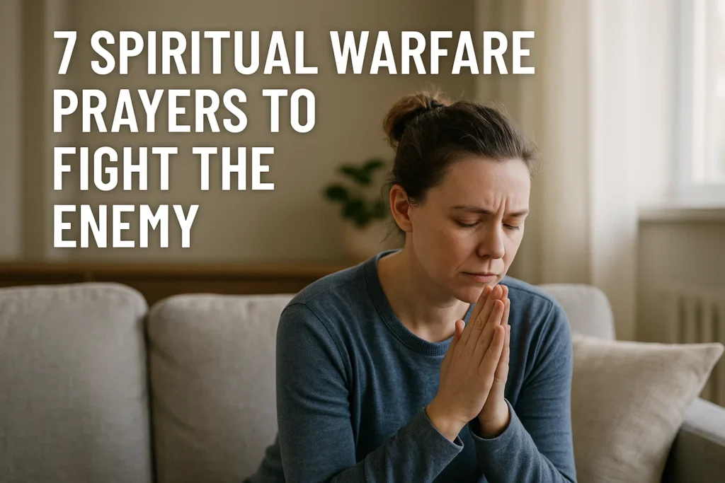 7 Spiritual Warfare Prayers to Fight the Enemy - Poem Havens | Touching Poems for Your Loved Ones 7 Spiritual Warfare Prayers to Fight the Enemy