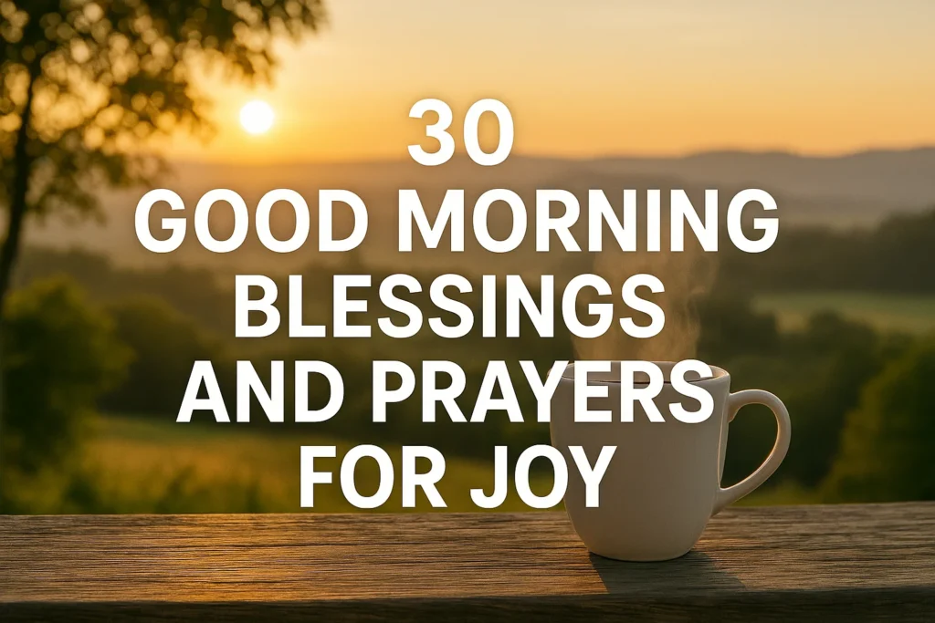 Good Morning Blessings and Prayers for Joy