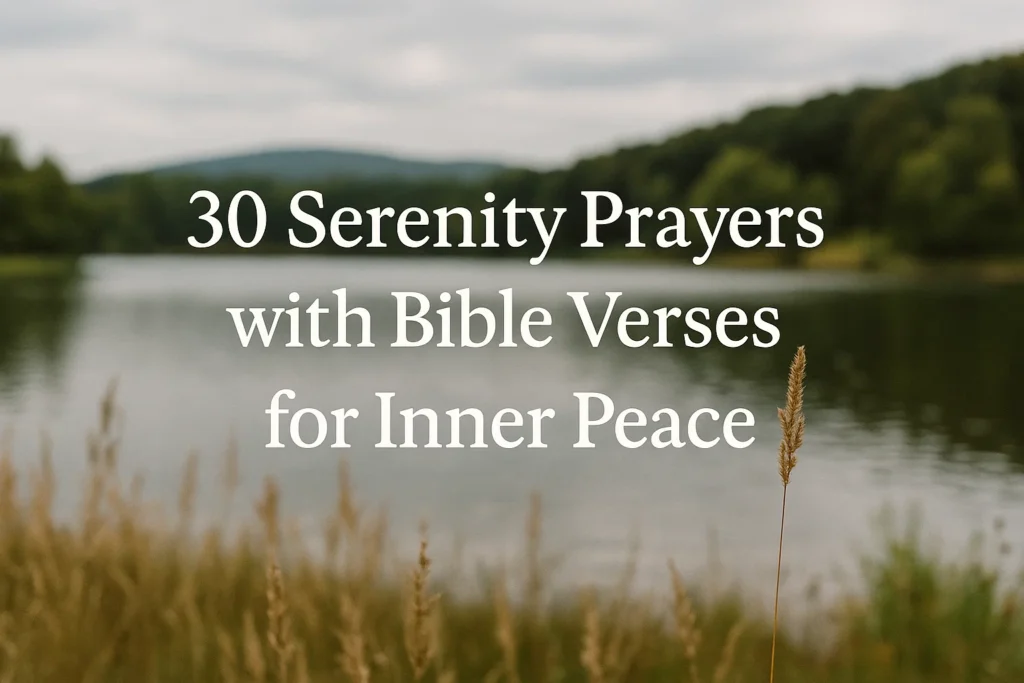 Serenity Prayers with Bible Verses for Inner Peace - Poem Havens | Touching Poems for Your Loved Ones Serenity Prayers with Bible Verses for Inner Peace