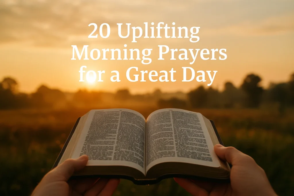 Uplifting Morning Prayers for a Great Day - Poem Havens | Touching Poems for Your Loved Ones Uplifting Morning Prayers for a Great Day