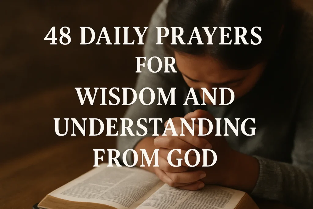 48 Daily Prayers For Wisdom And Understanding From God - Poem Havens | Touching Poems for Your Loved Ones 48 Daily Prayers For Wisdom And Understanding From God